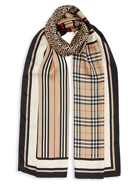 saks burberry scarf